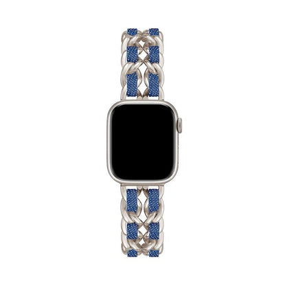 Women Metal Strap for Apple Watch Band 10 9 8 Ultra 46mm 42mm 49mm 7 SE 6 5 41mm 45mm 44/40mm Lady Gold Steel Bracelet Wristband